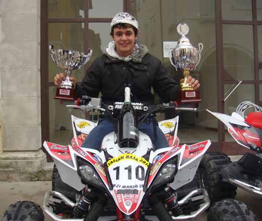 Rafael Acúrcio é campeão da Europa de Quads