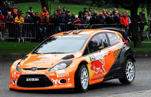 Jari Ketomaa no Rali da Finlândia com Ford Fiesta WRC