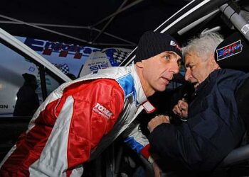 François Delecour com a Ford no Rali de Monte Carlo