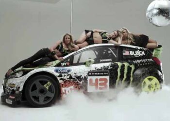 Ken Block em três provas do WRC