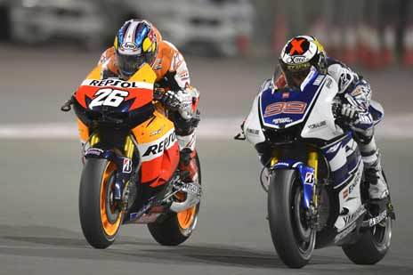 Duelo Jorge Lorenzo e Casey Stoner prossegue em Jerez