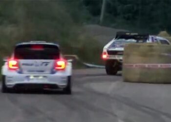 VW Polo R WRC persegue um… Lancia Delta S4?