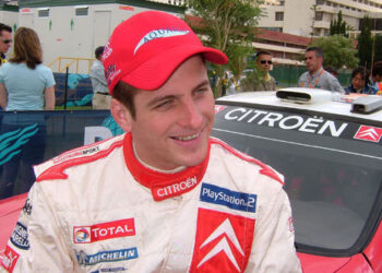 Francois Duval de Citroën DS3 WRC no Rali da Alemanha