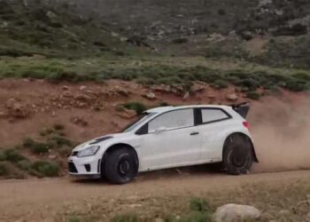 Volkswagen testou Polo WRC na Grécia