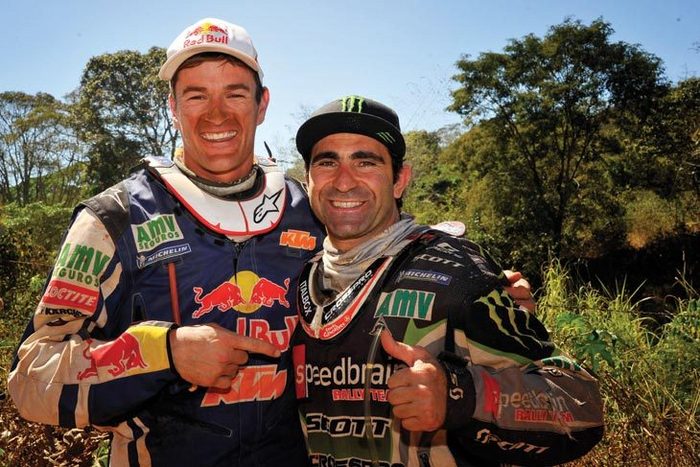 Paulo Gonçalves na luta pelo título mundial de TT