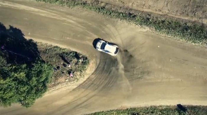 A beleza das imagens dos drones no WRC