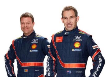 Chris Atkinson com o Hyundai i20 WRC no Rali do México