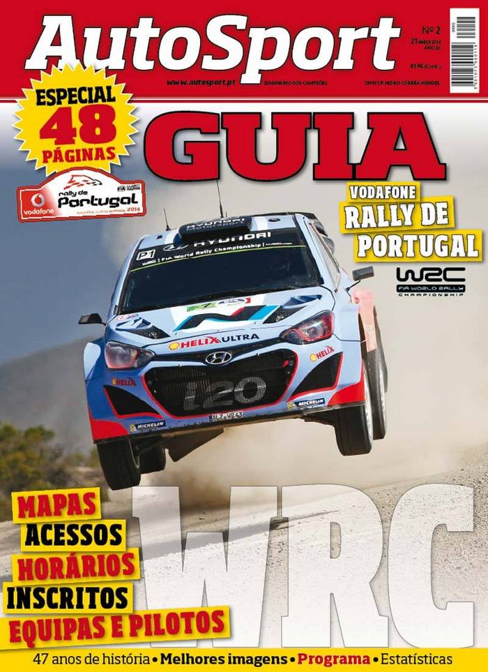 Guia Especial Vodafone Rally de Portugal: 6ª feira nas bancas