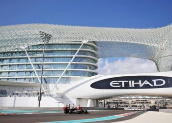 Detalhe do 3º Treino Livre do GP de Abu Dhabi de F1