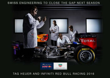 Red Bull confirma patrocínio da Tag Heuer