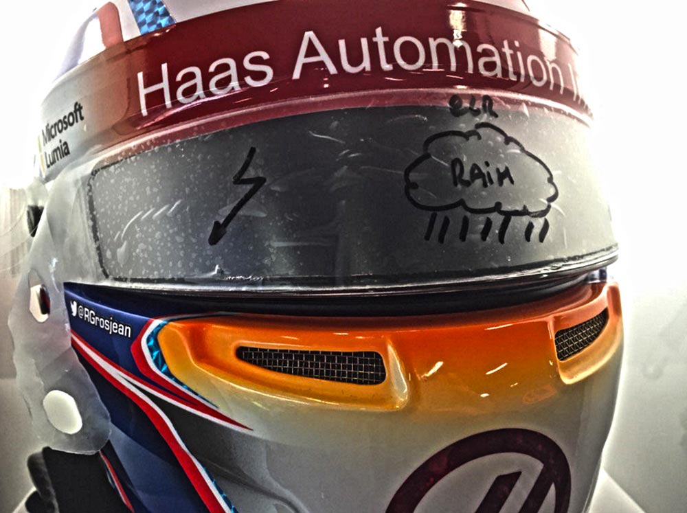 Chuva chegou ao GP da China de F1