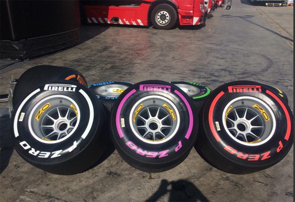 F1: Pirelli vai reduzir a pressão dos pneus