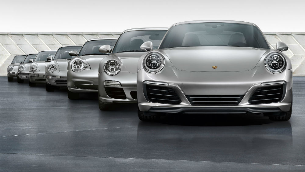 Porsche 911: revisitar 7 gerações
