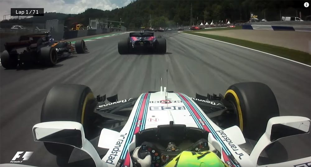 GP da Áustria de F1 Onboard: Os melhores momentos