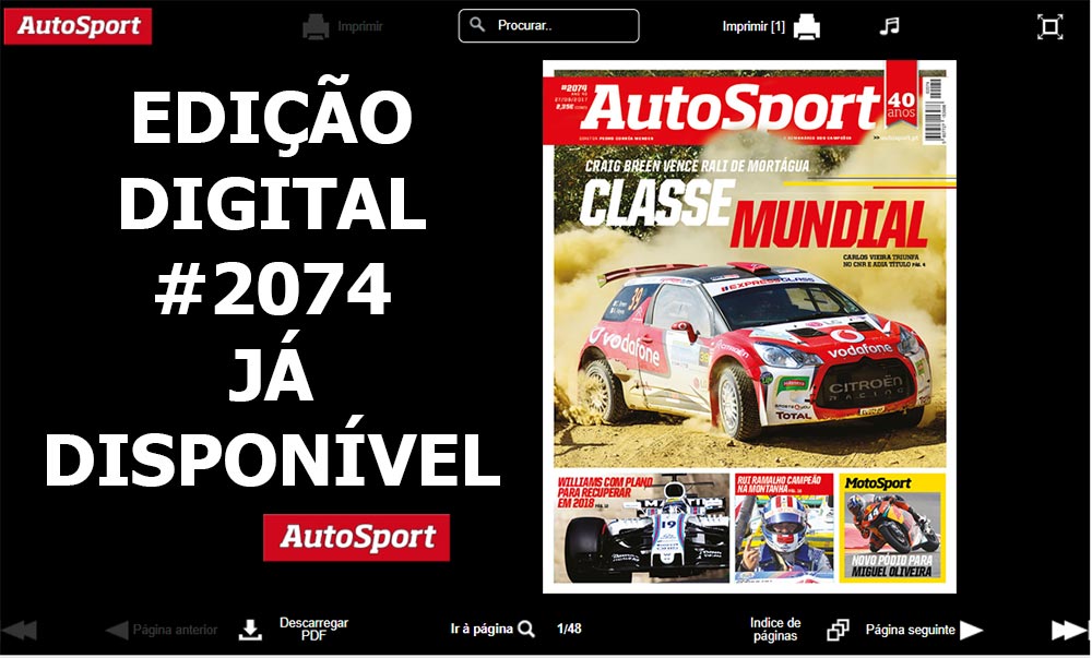 AUTOSPORT DIGITAL #2074 – JÁ DISPONÍVEL