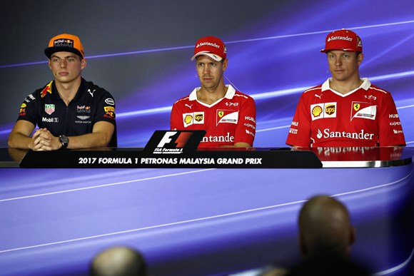 GP Malásia F1: Vettel, Verstappen e Raikkonen prontos para outra…