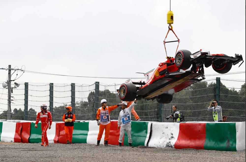 GP Japão F1: Raikkonen com penalização de cinco lugares na grelha