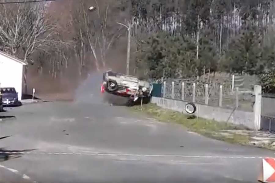 VÍDEO: Acidente de Ricardo Costa no Rali da Corunha