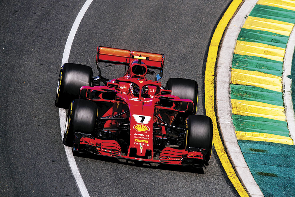 GP Austrália F1, A ‘fava’ saiu a Kimi Raikonen