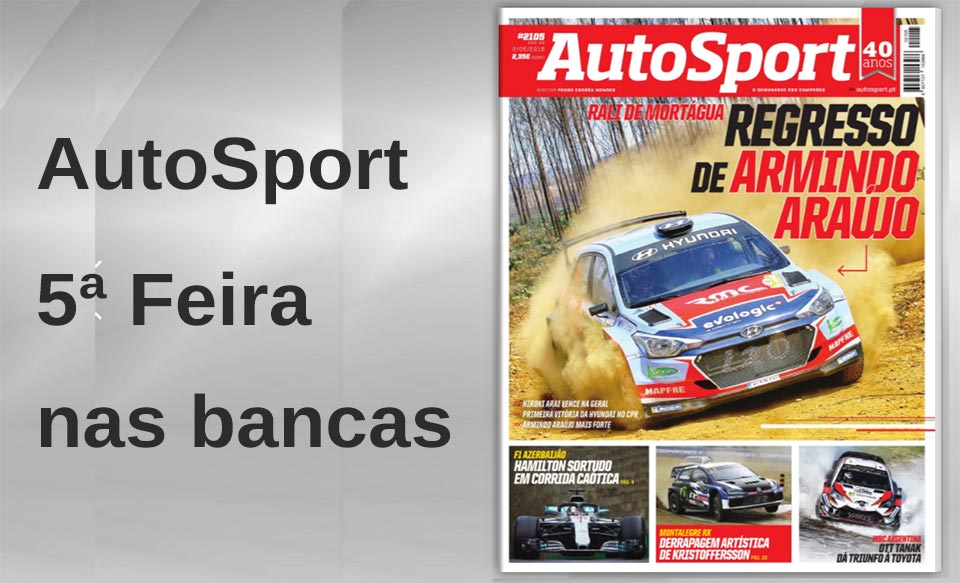 AutoSport nas bancas 5ª Feira