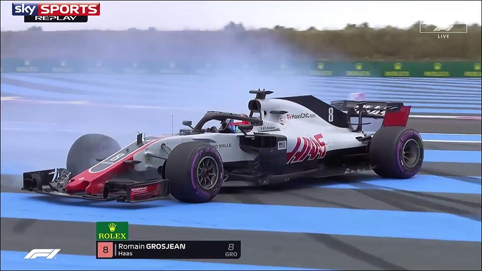 GP França F1, Q3: Sessão interrompida