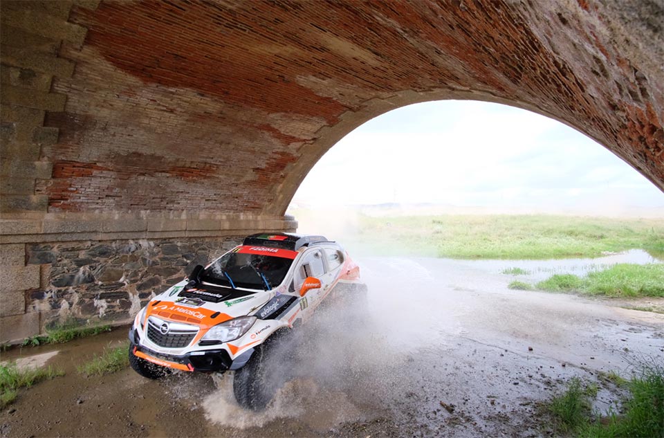 Nuno Matos no pódio da Baja TT Dehesa Extremadura