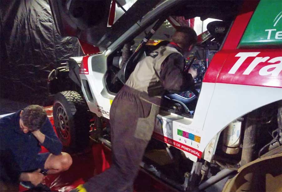 Baja Portalegre 500, O azar de Tiago Reis