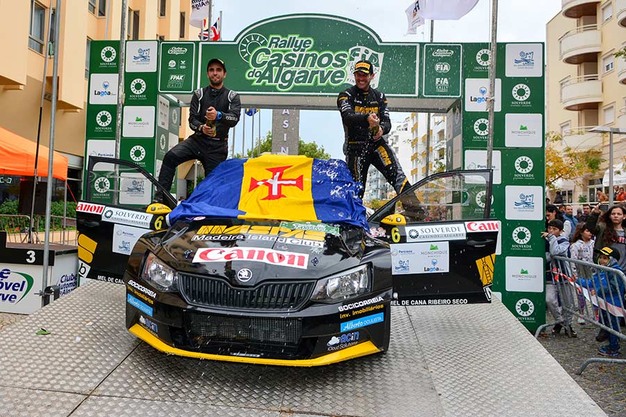 Rali Algarve: Alexandre Camacho venceu European Rally Trohpy