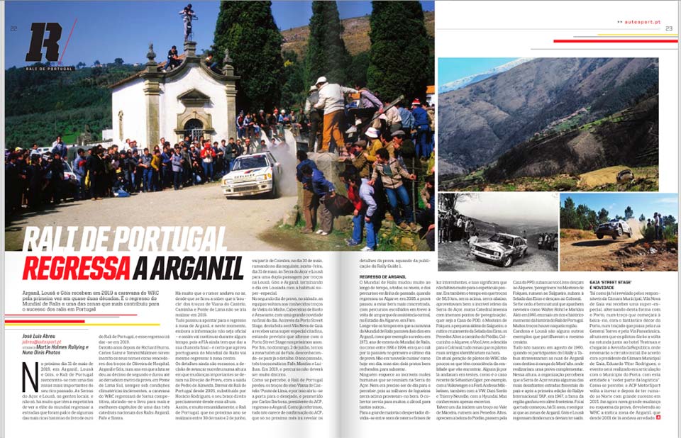 AutoSport nas bancas: Rali de Portugal na zona centro