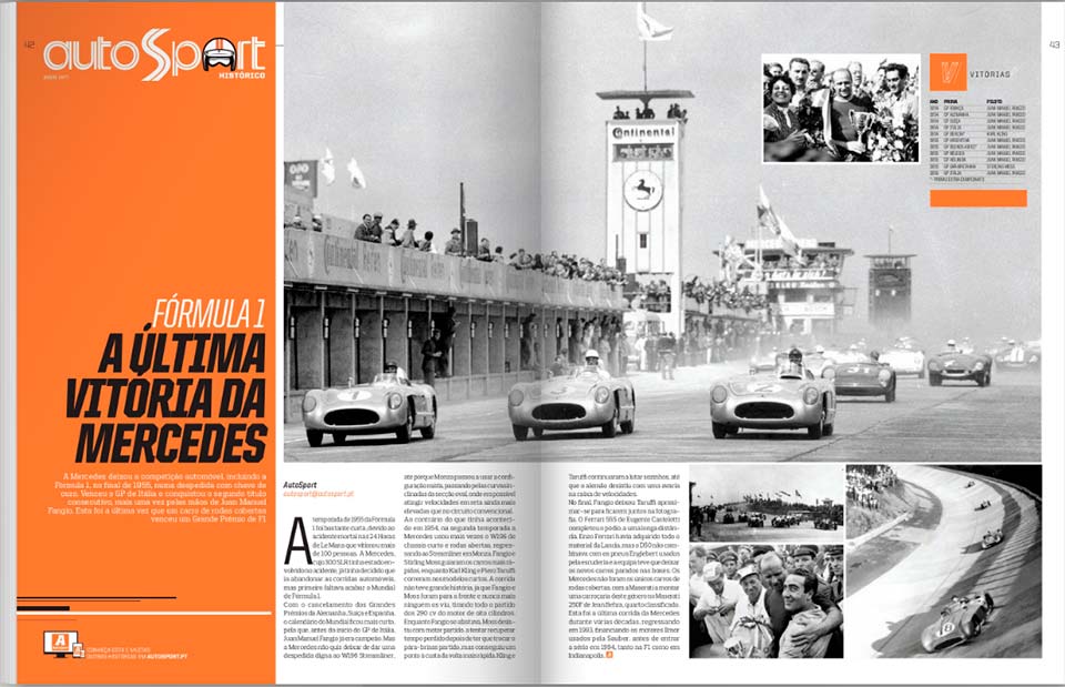 AutoSport nas bancas: Última vitória da Mercedes…na ‘1ª vida’ na F1