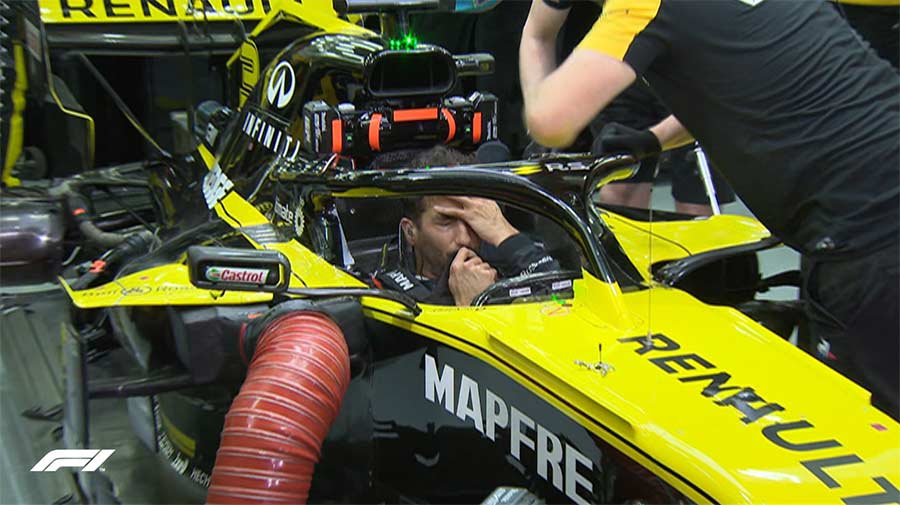 GP Bahrein F1, Q2: A vez de Daniel Ricciardo…