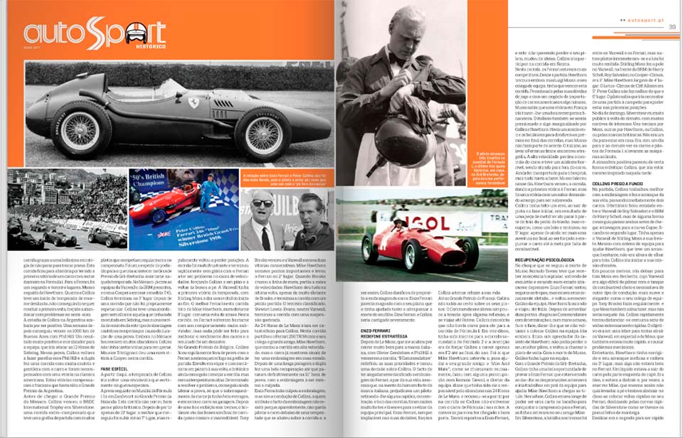 AutoSport nas bancas: Peter Collins, a lebre voadora
