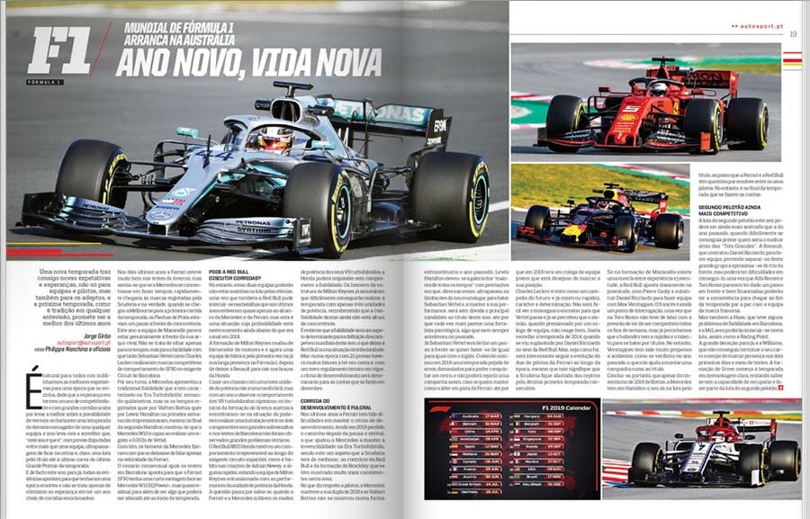Autosport nas bancas: Fórmula 1 arranca na Austrália