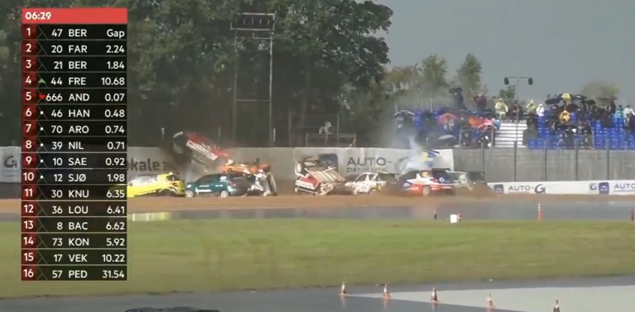 Incrível acidente na Citroen DS3 Cup na Dinamarca (vídeo)