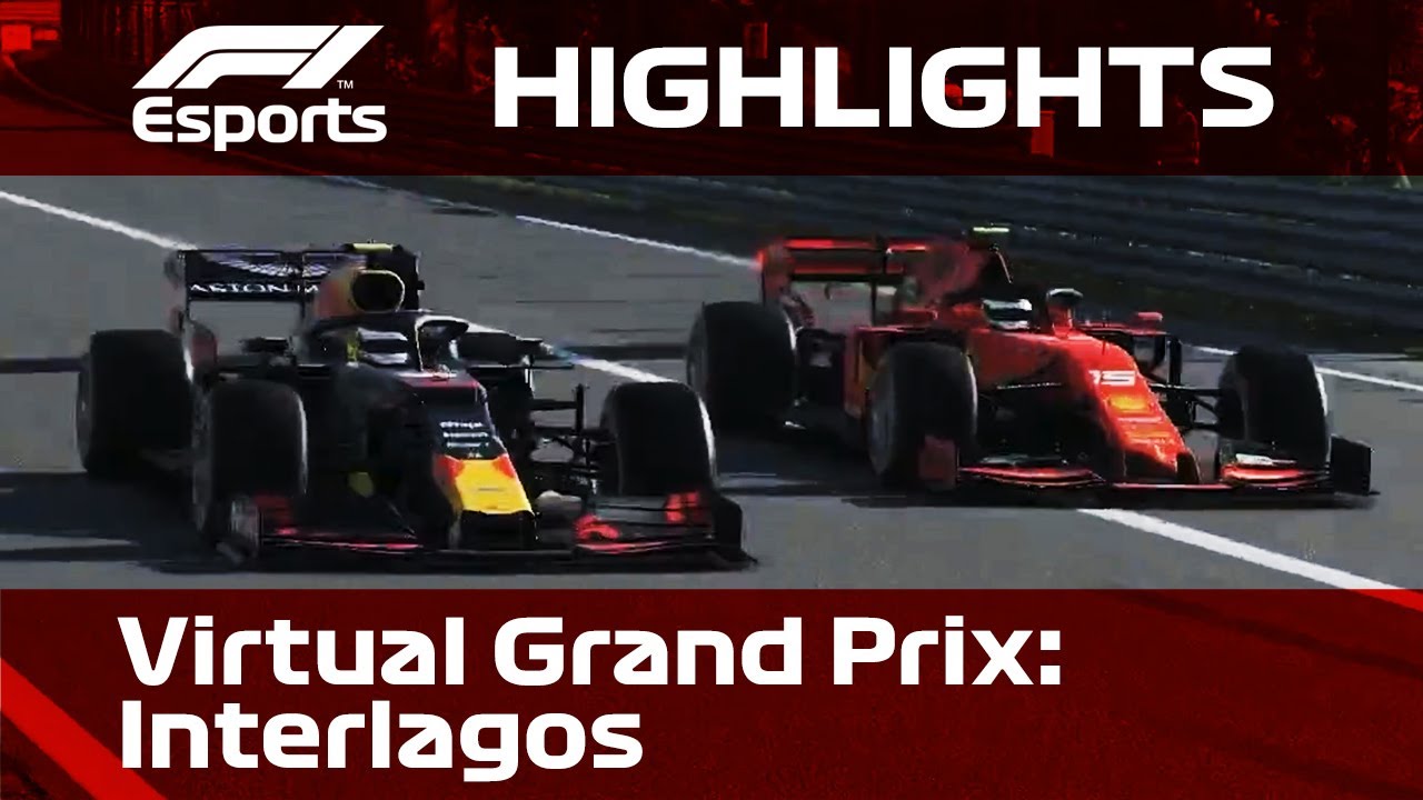 F1: Os melhores momentos do GP virtual em Interlagos