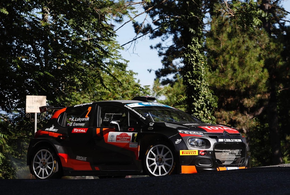 ERC, Rali de Roma: Alexey Lukyanuk mantém a liderança