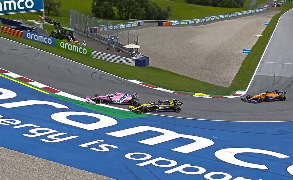 F1: Daniel Ricciardo quer ‘discutir’ manobra de Lance Stroll