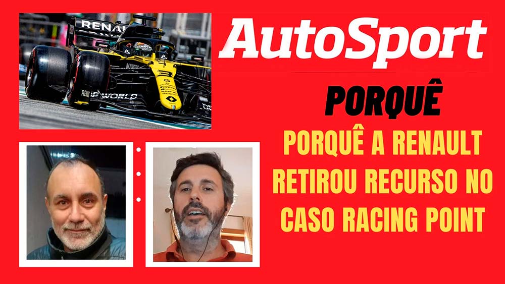 Fórmula 1: Porquê a Renault retirou recurso no caso Racing Point? (vídeo)
