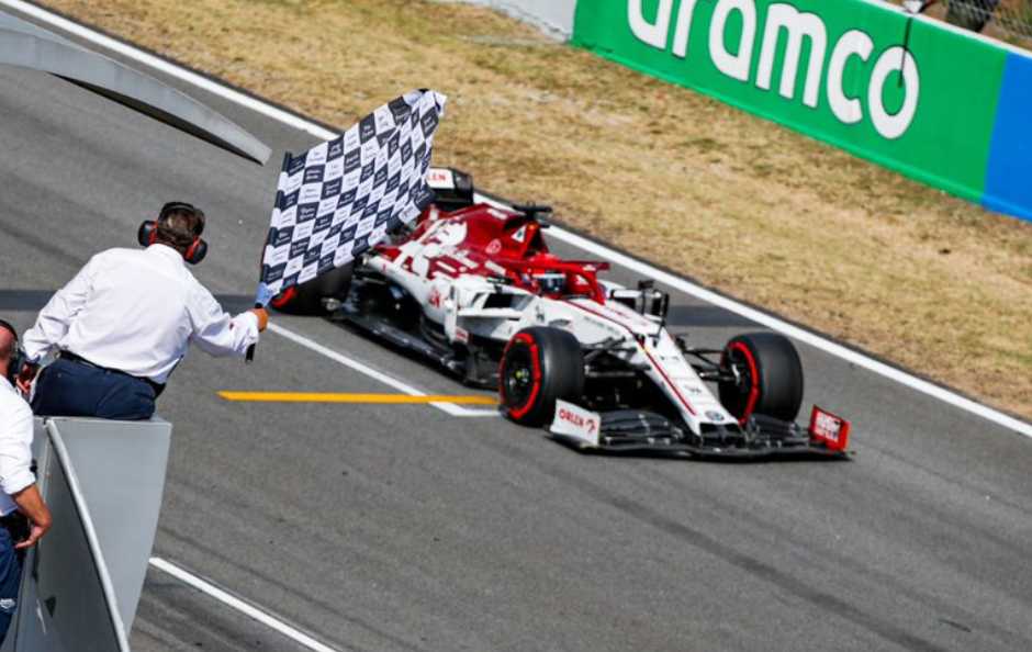 GP Espanha F1, Ponto alto da Alfa Romeo: O ‘impropério’ de Raikkonen