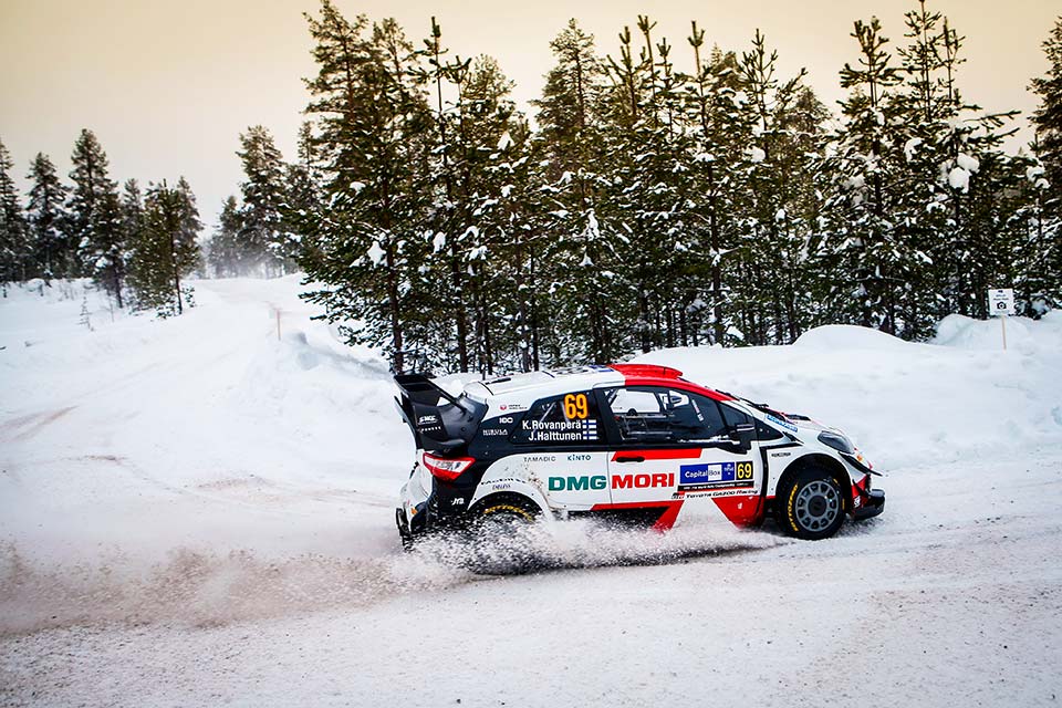 WRC, Rali Ártico/Finlândia, PE4: Evans vence, Rovanpera passa para segundo