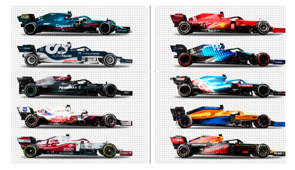 E se as motos da MotoGP tivessem as pinturas dos carros das 10 equipes da  F1? – LANCE!