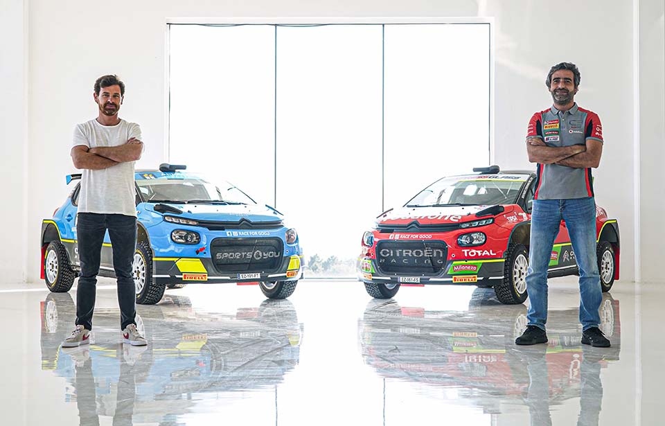 André Villas-Boas: guiar o Citroen C3 Rally2 e chamar a atenção para as problemáticas sociais