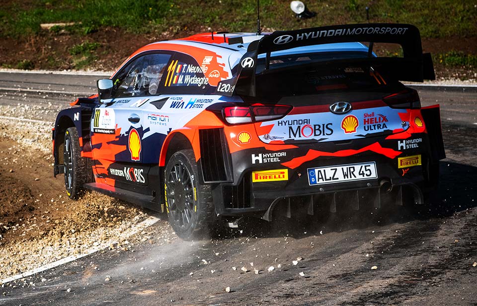 WRC, Rali da Croácia, PE13: Três da frente separados por 9.5s