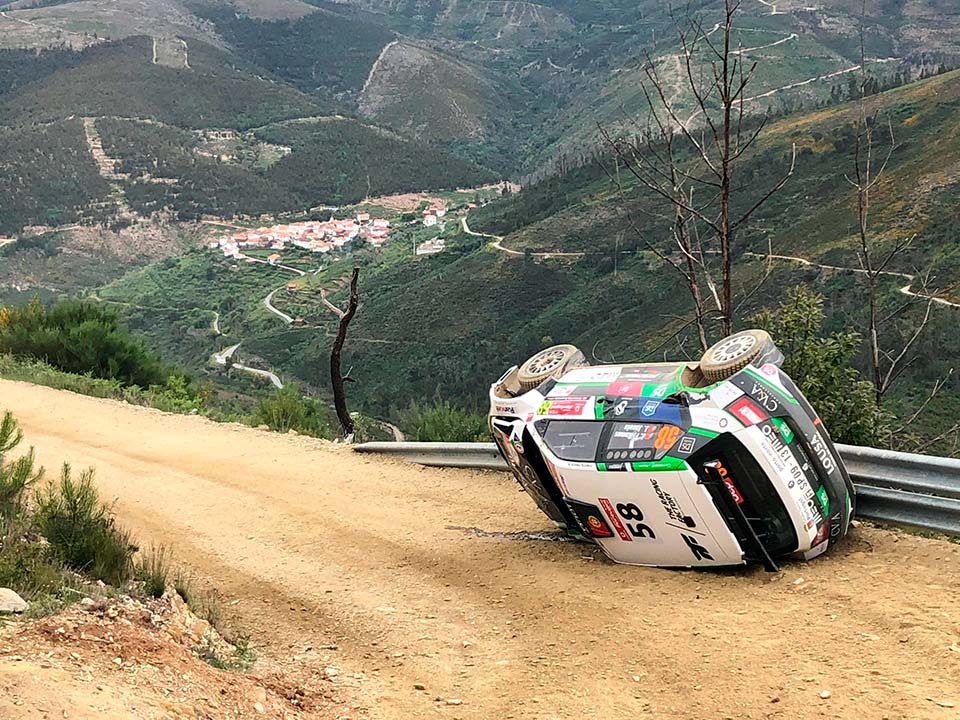 Rali de Portugal: João Ramos capotou