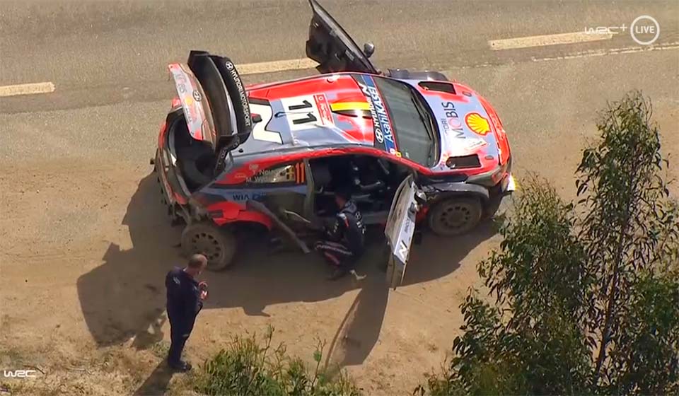 WRC, Rali de Portugal, PE7: Thierry Neuville saiu de estrada
