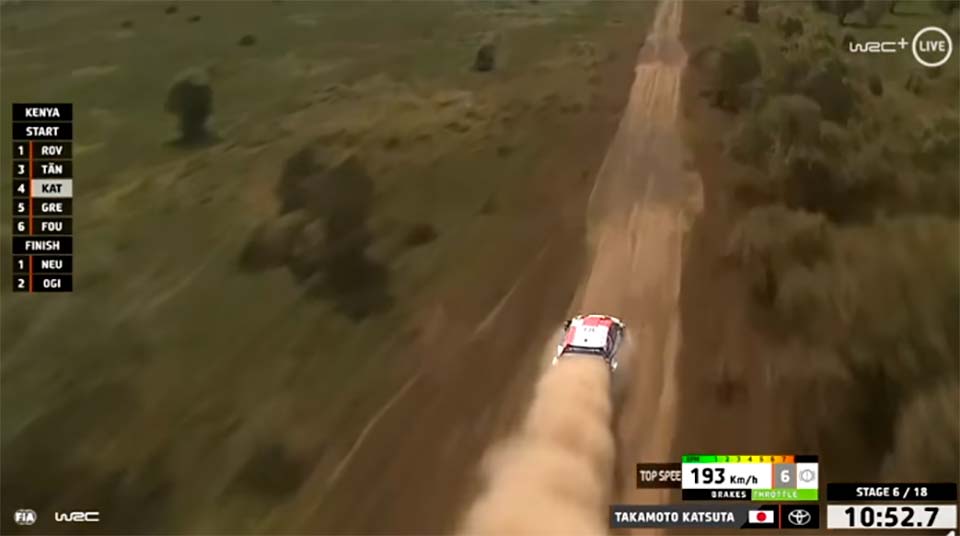 WRC, Rali Safari: Velocidade Furiosa (193 Km/h) Takamoto ‘Drift’…