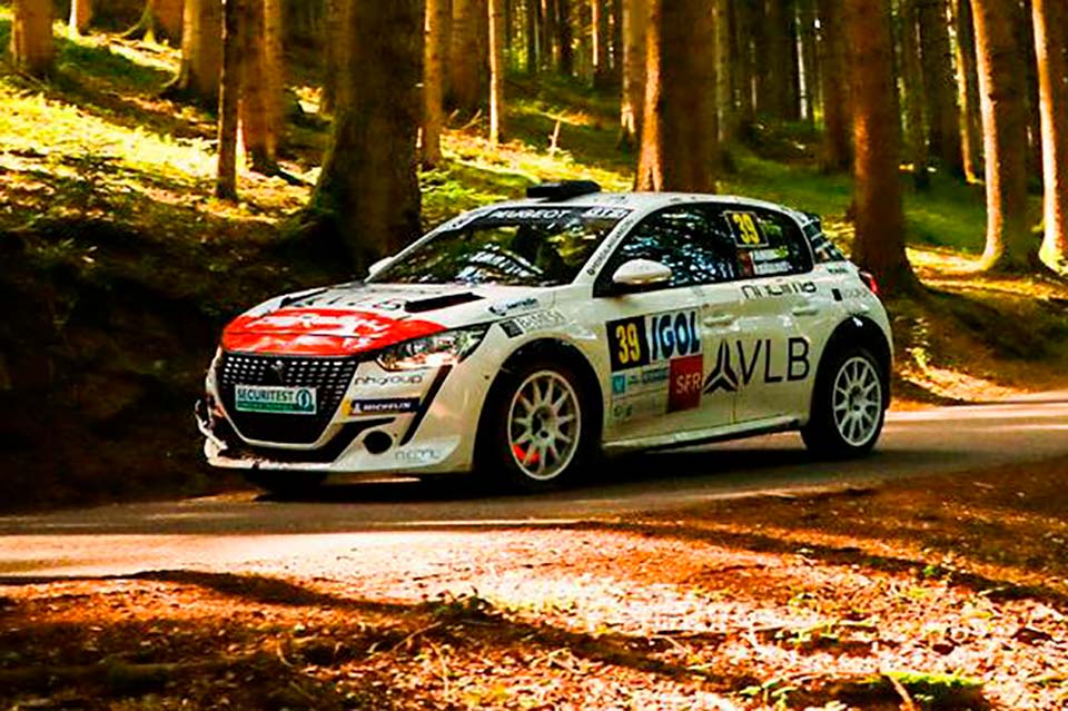 Pedro Almeida com Carlos Magalhães no Rallye Castine Terre D‘Occitanie