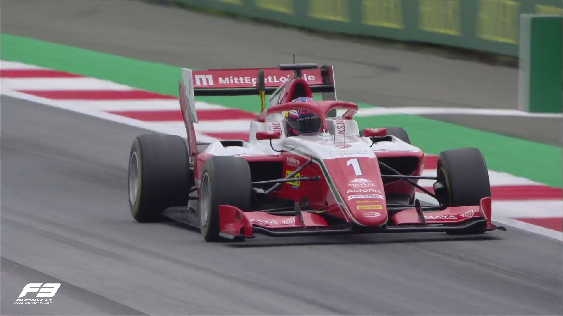 F3:  Dennis Hauger conquistou a pole position