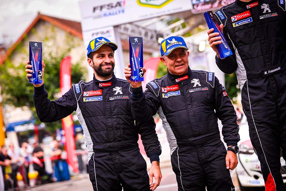 Pedro Almeida na Peugeot 208 Rally Cup França: 2º lugar e liderança
