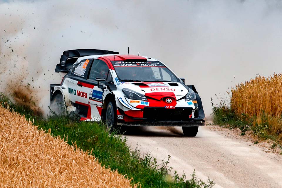 WRC, Rali da Estónia, PE9: Kalle Rovanperä 8.5s na frente de Craig Breen